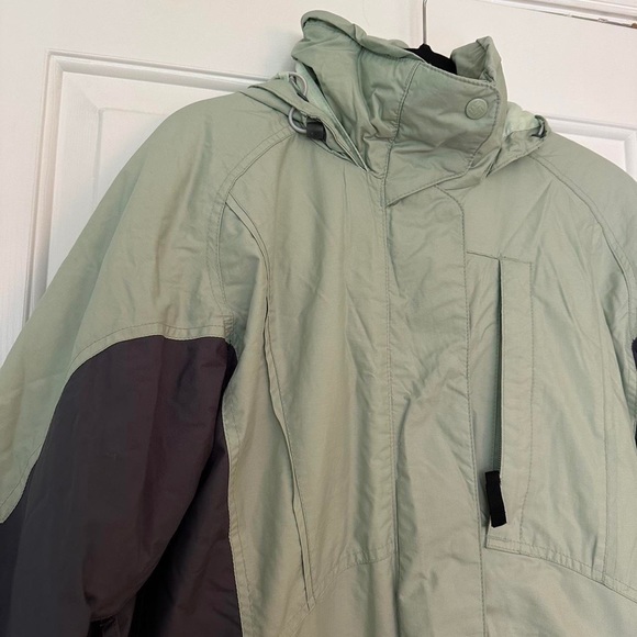 Vintage green & grey Columbia Vertex Waterproof Hooded Jacket. - Picture 2 of 5
